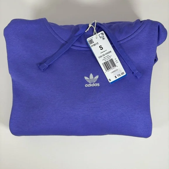 Adidas Women’s Essentials Oversized Fleece Hoodie Sweatshirt Small (S) NWT - Picture 4 of 5